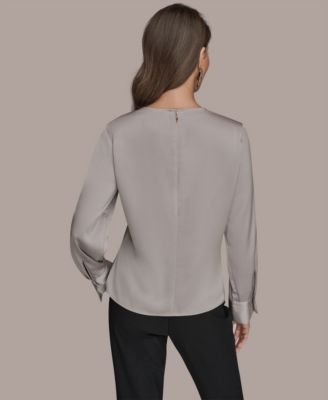 Women's Scoop Neck Long-Sleeve Top