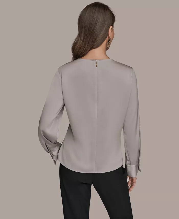 Women's Scoop Neck Long-Sleeve Top - thumbnail 2