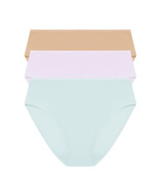 Women's 3-Pk. Bliss Bare Cotton Hipster Underwear 774346MP