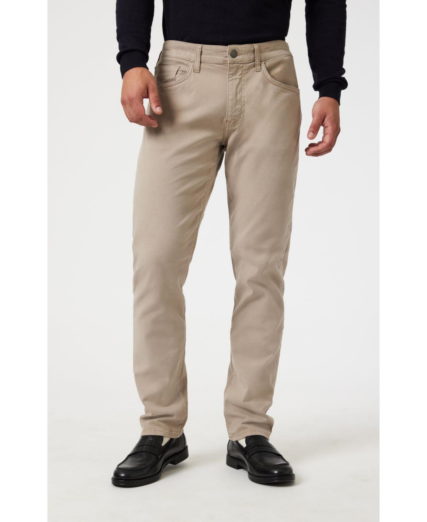 Men's Marcus Slim Straight Leg In Latte Luxe Twill Jeans
