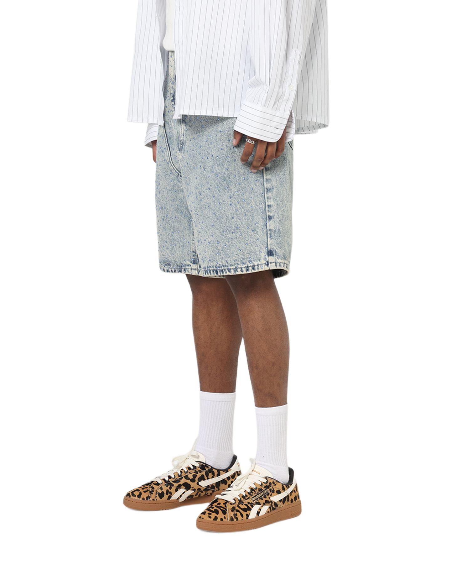 Мужские шорты XXIII Diamond Buckle Back Jorts, цвет: Синий — фото 3