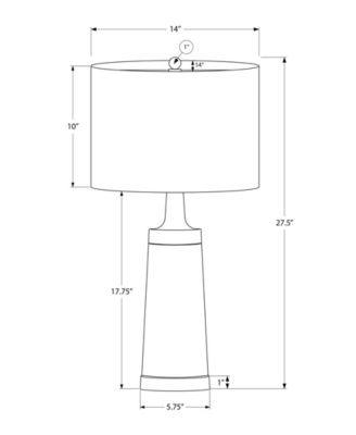 Lighting 28" Metal Table Lamp