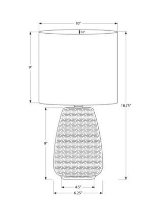 Lighting 19" Ceramic Table Lamp
