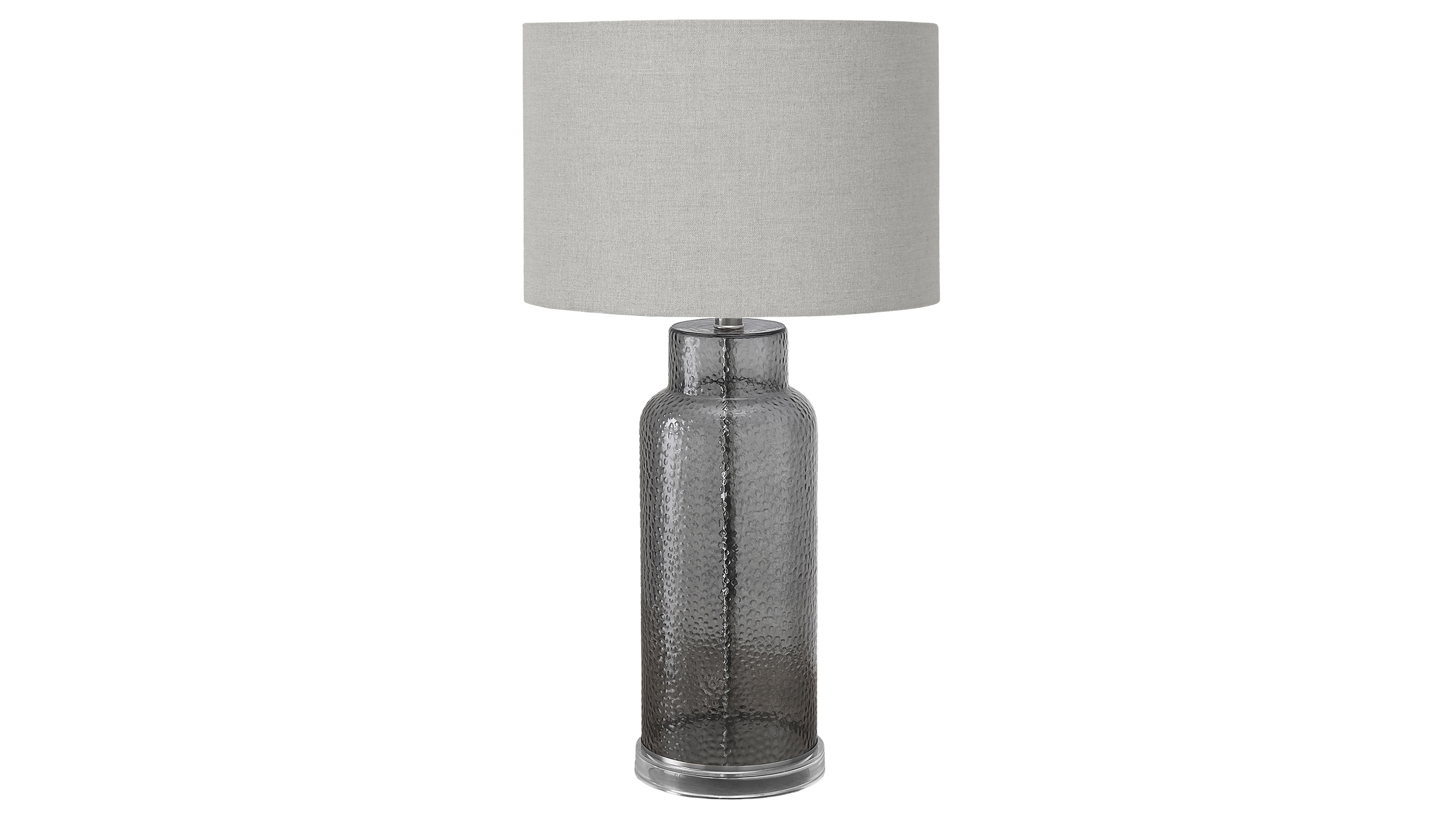 Monarch Specialties Lighting 28" Glass Table Lamp