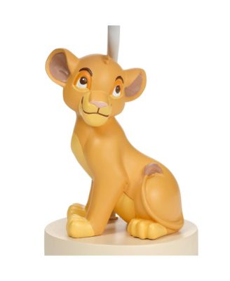 Disney Baby Lion King Safari Custom Hand-Painted Lamp with Shade
