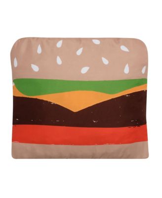 Interactive 2-n-1 Soft Toddler Hamburger/Barbeque Pillow Play Set