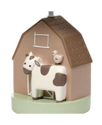Farmyard Friends Decorative Tabletop Nursery Lamp with Shade