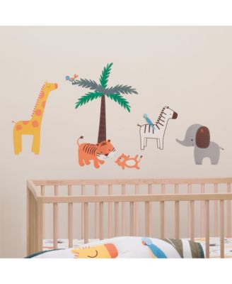 Lollipop Jungle Colorful Safari Themed Wall Decals/Stickers