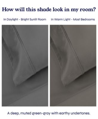 Soft Twin Cotton Sheet Set - 400 Thread Count 100% Cotton Sateen