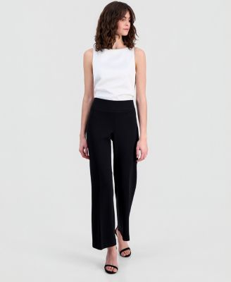 Women's High-Rise Wide-Leg Pull On Pants  