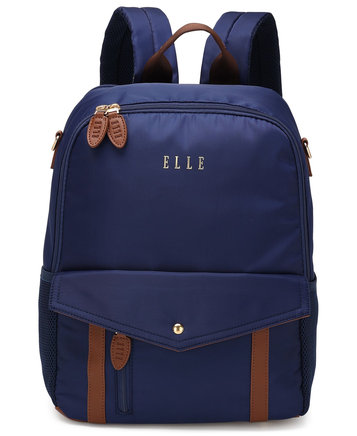 Luxe Journey 15.5" Twill and Faux Leather Backpack