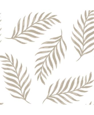 Baby Signature Taupe Leaves Print Organic Cotton Fitted Crib Sheet