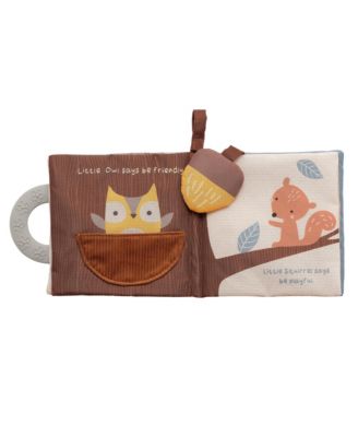 Woodland/Forest Developmental Soft Book & Bear Plush Toy Gift Set