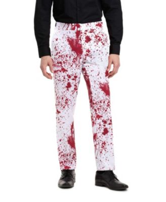 Men's Men s Halloween Costume Red Splatter Party Outfit