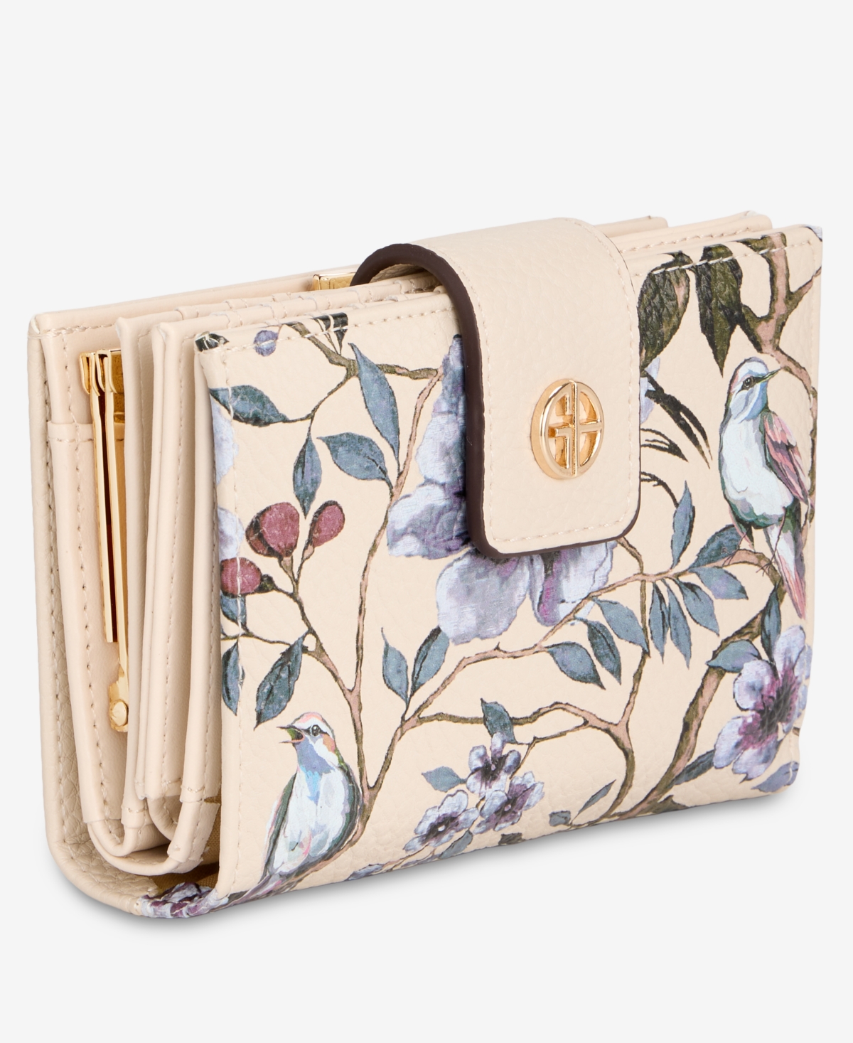 Giani Bernini Floral Framed Indexer Wallet, Macy's Exclusive