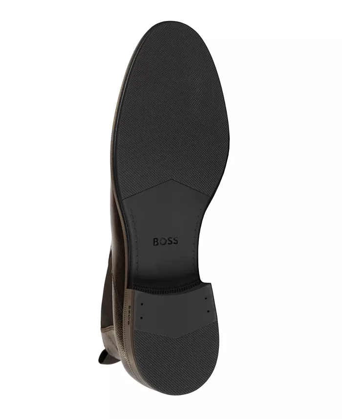 Men's Colby Grainy Round Toe Boots - thumbnail 3