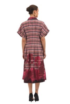 Women's Tartan Midi Dress