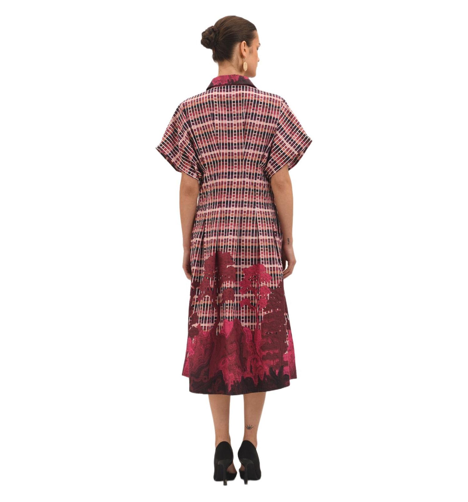 Women's Tartan Midi Dress
