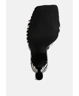 Women's Roblux Slip On Spool Heels Sandals