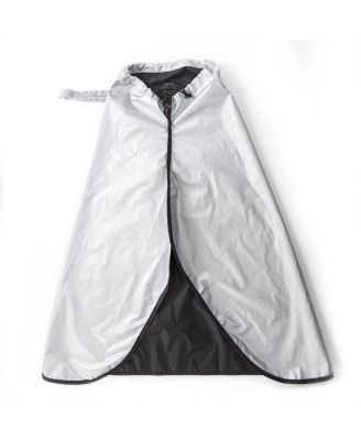 CRC03 Extra-Long Waterproof Rain Coat for DSLR Camera, Lens & Tripod (Metallic Gray)