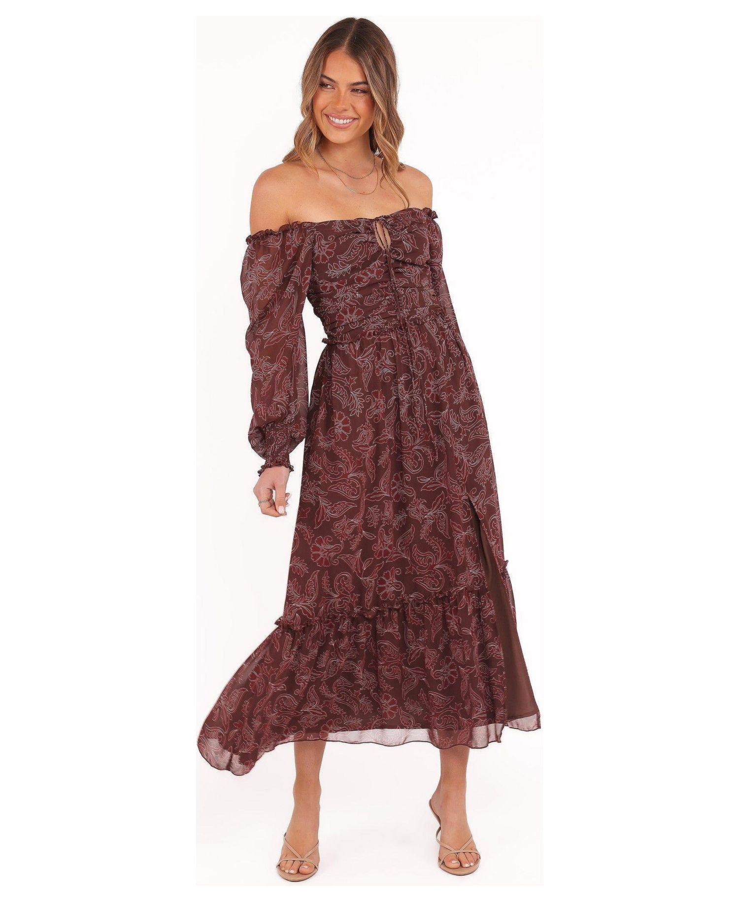Women's Keziah Long Sleeve Maxi Dress