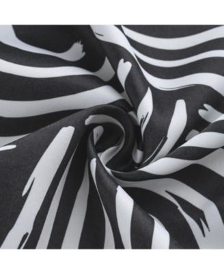 RT Designer Collection Ashton Printed Blackout Luxurious Decorative Grommet Curtain Panel 54" x 84" Black