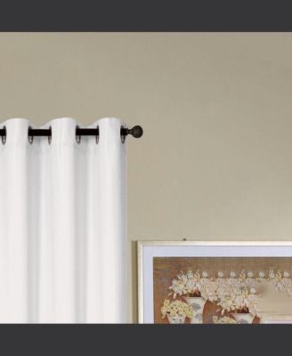Kennedy Grommet Curtain Panel 54" x White
