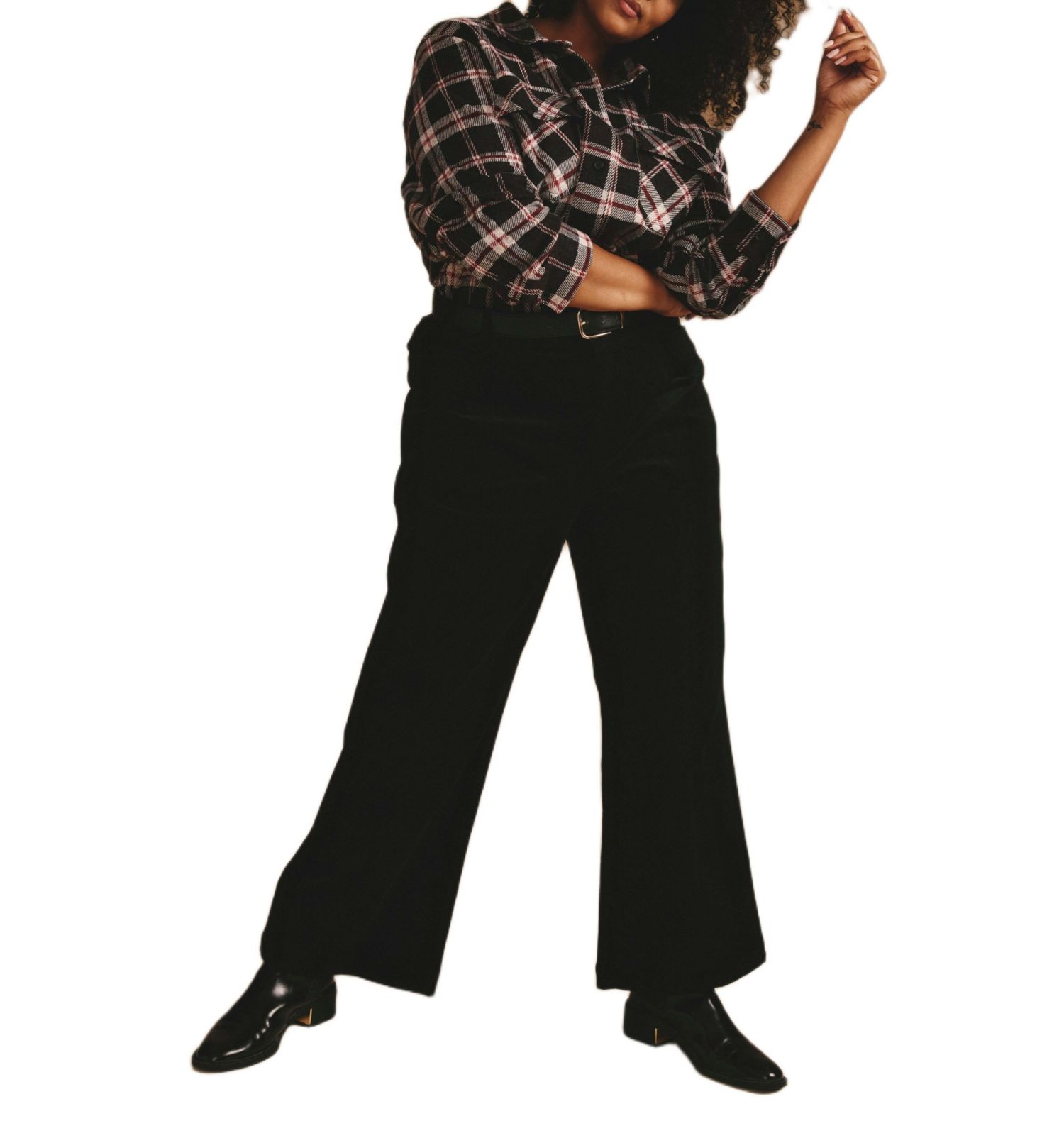Women's Camila Wide Leg Corduroy Pants
