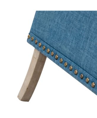 Mcgavock Traditional Wooden Upholstered Accent Chair with Tufted Back