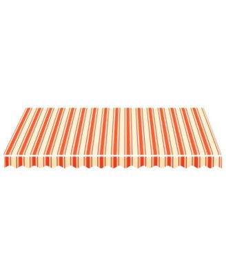 Replacement Awning Fabric Yellow and Orange