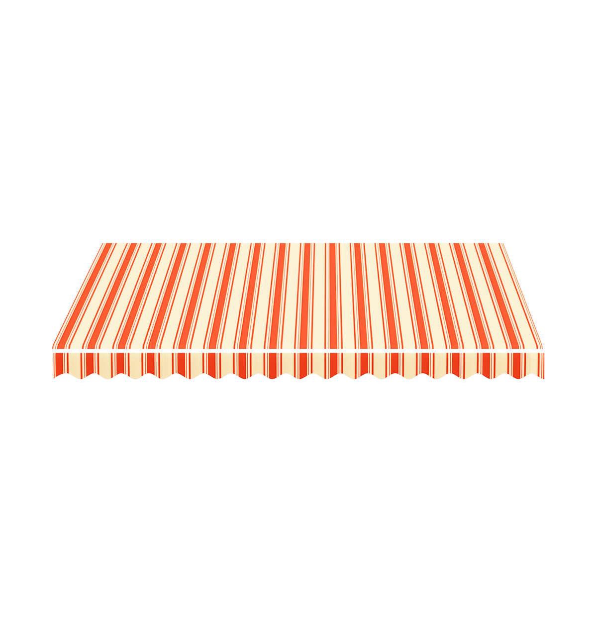 Replacement Fabric for Awning Yellow and Orange 9.8'x8.2'