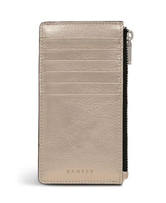 Sloane Mews Metallic Zip Top Wallet