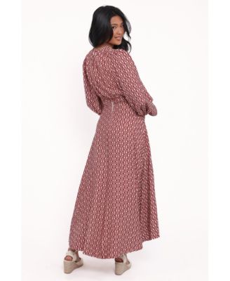 Women's Ginnee Puff Sleeve Cutout Midi Dress