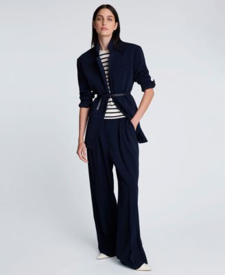 Women's Notch Collar Belted Jacket