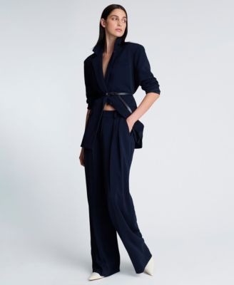 Women's Wide Leg Plaid Pant