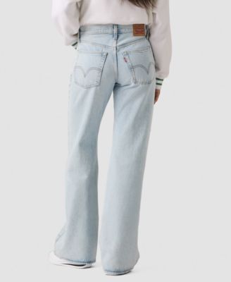 Women's Middy Loose Mid Rise Bootcut Jeans