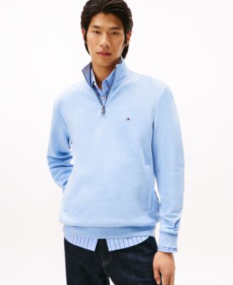 Men's Essential Intechno Knit Regular-Fit Quarter-Zip Sweatshirt