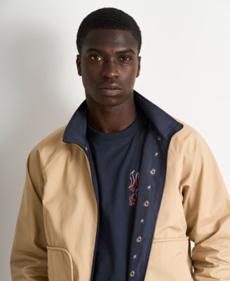 Men's Artwork Short -Sleeve T-shirt, Straight Leg Pants and Reversible Jacket