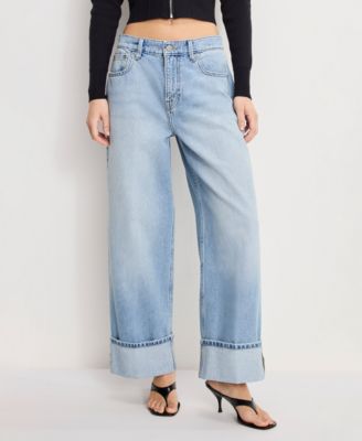 Good American - Women's Relaxed Baggy Fit Jeans