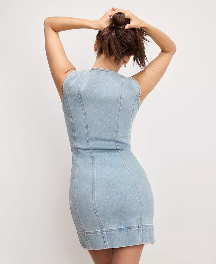 Women's Sleeveless Bodycon Mini Dress - thumbnail 4