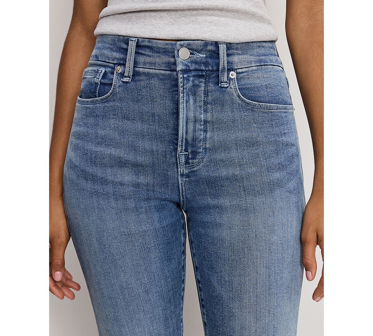 Good American Women's Good Legs Flare Jeans view 4 — MAYCSS fashion products