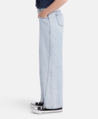 Girls Low-Rise Seamed Baggy Jeans