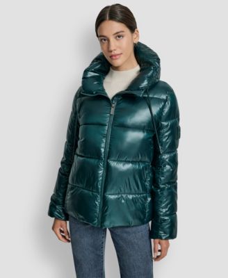 Women's Long-Sleeve Quilted Puffer Jacket