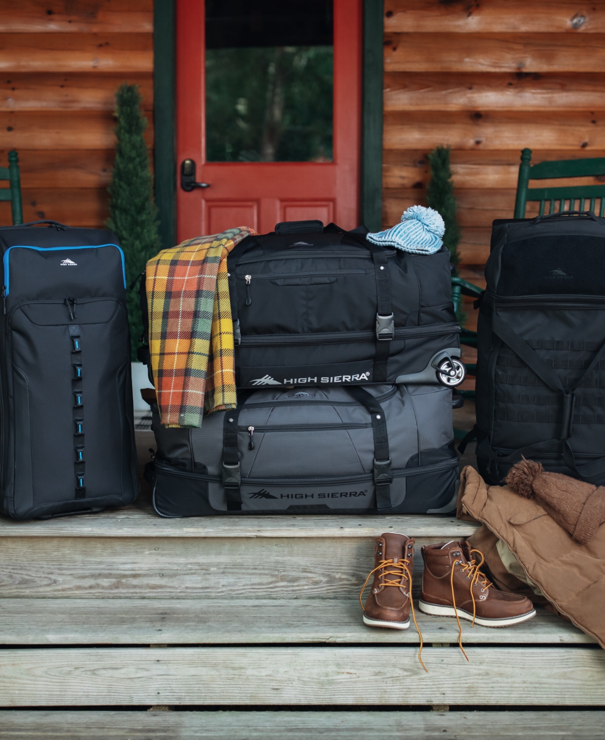 High Sierra Pathsetter 19" Backpack In Black