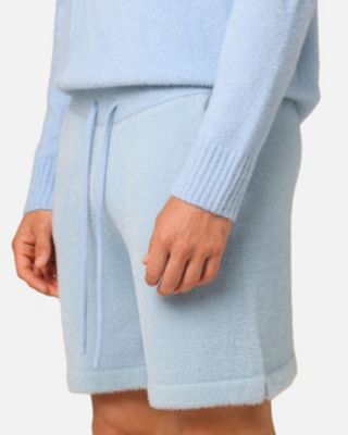Men's Fluffy Knit Shorts