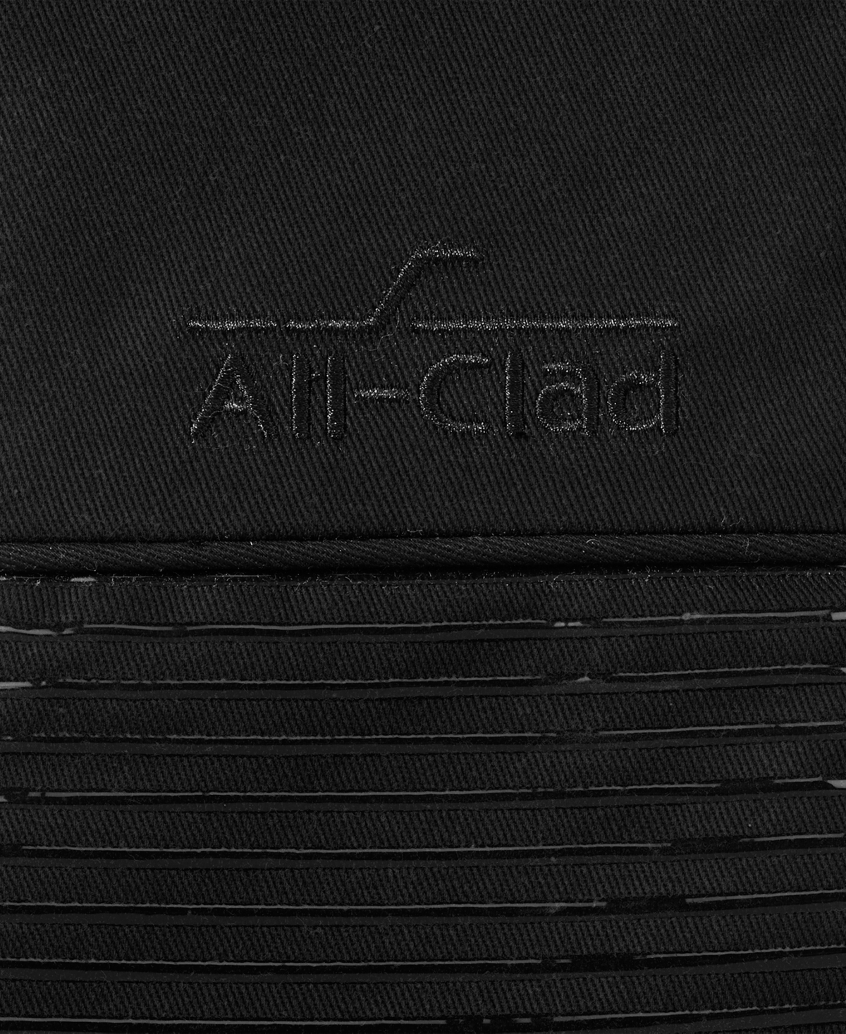 All-Clad Ribbed Silicone Cotton Twill Potholders Oven Mitts, Set of 4