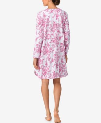 Women's Brushed Cotton Long-Sleeve Nightshirt