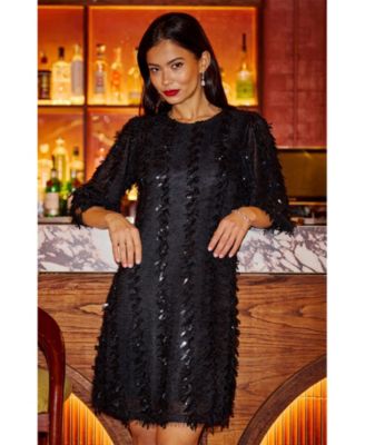 Women's Hanging Sequin Tunic Dress