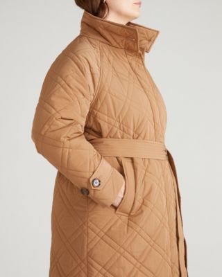 Plus Size Nehra Quilted Coat