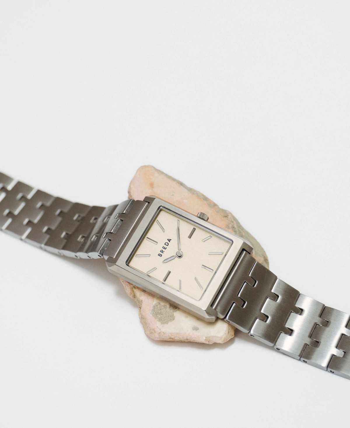 Breda Women's 'Virgil' Silver Stainless Steel Bracelet Watch, 26mm